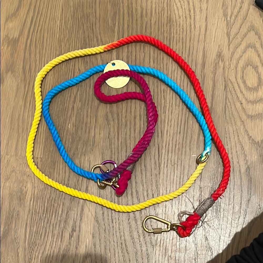 Ombre tie dye Dog leash